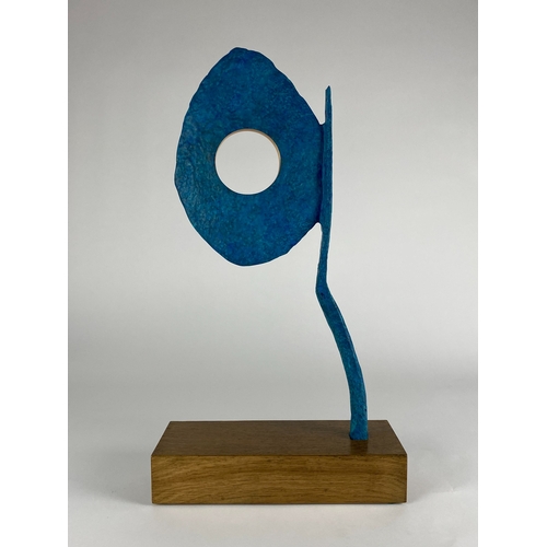 493 - Philip Hearsey (b.1946) Passage of Time II, monogram signature to the verso, bronze on oak base, bro... 