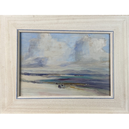 499 - William Mervyn Glass (Scottish 1885-1965) The White Sands, Iona, initialled lower right, 1921, oil o... 