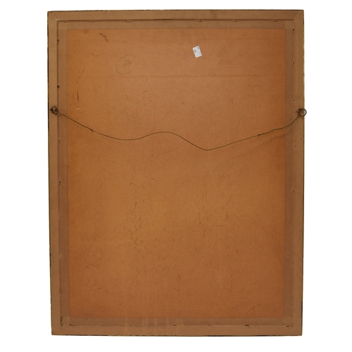 100 - Helena J Maguire (1860-1909) Mother Offering an Apple to her Daughter, a young woman seated with a b... 