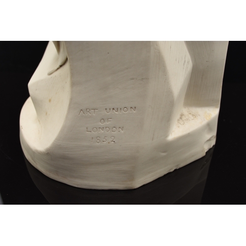 138 - A Minton parian figure of Solitude after the model by John Lawlor for the Art Union of London, the s... 