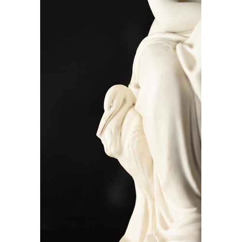 138 - A Minton parian figure of Solitude after the model by John Lawlor for the Art Union of London, the s... 