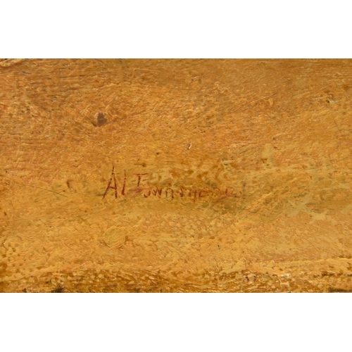 95 - Arthur Louis Townshend (act. 1880-1912) Tristan, Racehorse Portrait in a loosebox, signed lower left... 