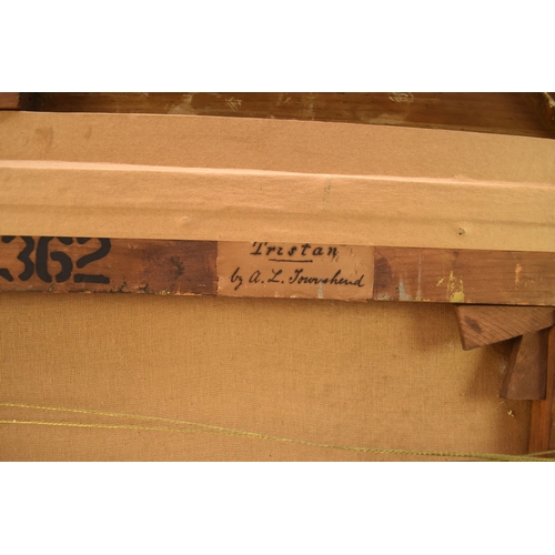 95 - Arthur Louis Townshend (act. 1880-1912) Tristan, Racehorse Portrait in a loosebox, signed lower left... 