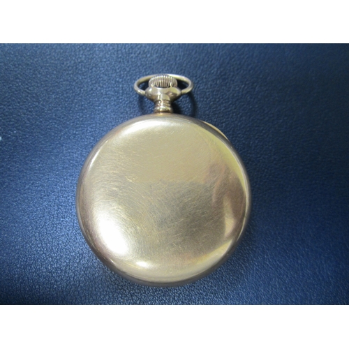 51 - Waltham: A 9ct gold open face pocket watch Date: Hallmark for 1920 Movement: Signed 15-jewel bridge ... 