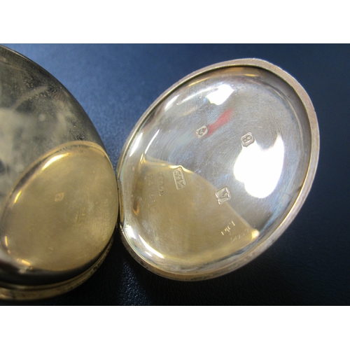 51 - Waltham: A 9ct gold open face pocket watch Date: Hallmark for 1920 Movement: Signed 15-jewel bridge ... 