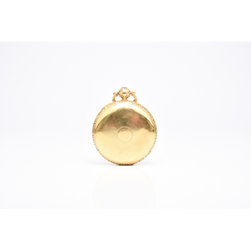 52 - An 18ct gold open face pocket watch Date: Circa 1912 Movement: Full plate fusee lever, numbered 1035... 