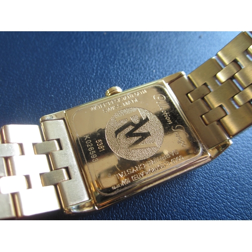 55 - Raymond Weil: A gentleman's gold plated bracelet watch Model: Tango Reference: 5381 Date: Circa 2009... 
