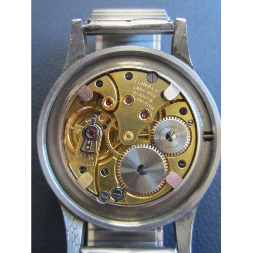 57 - Longines: A stainless steel manual wind military issue wristwatch Model: Dirty Dozen Reference: 2308... 