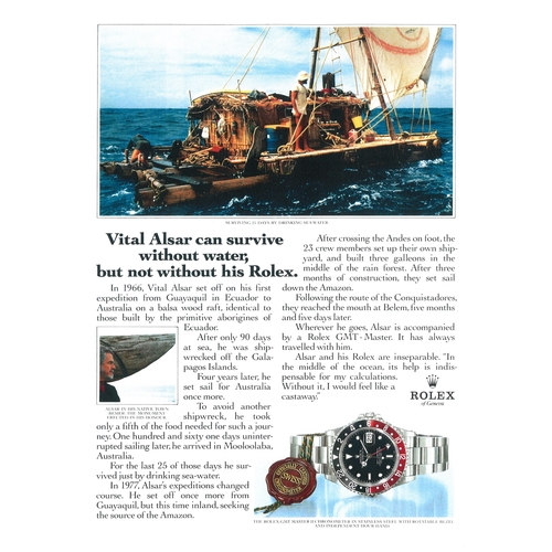 63 - Rolex: A gentleman's stainless steel automatic calendar dual-time bracelet watch
Model: GMT Master 
... 