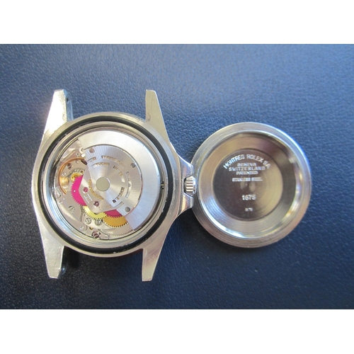 63 - Rolex: A gentleman's stainless steel automatic calendar dual-time bracelet watch
Model: GMT Master 
... 