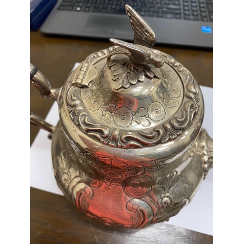 13 - A Victorian style four piece silver tea service, Cooper Brothers & Sons Ltd, Sheffield 1975, each pi... 