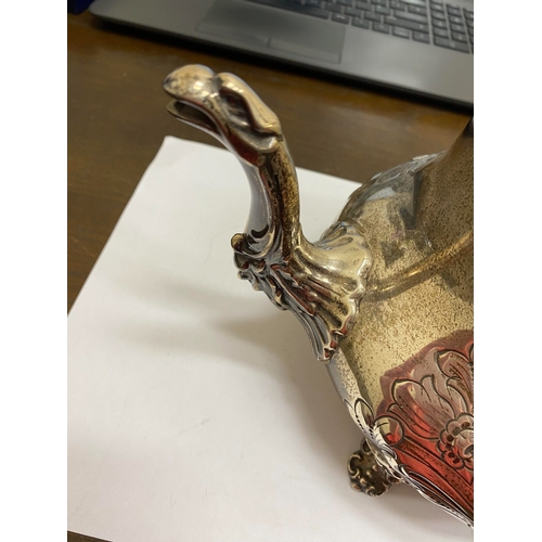 13 - A Victorian style four piece silver tea service, Cooper Brothers & Sons Ltd, Sheffield 1975, each pi... 