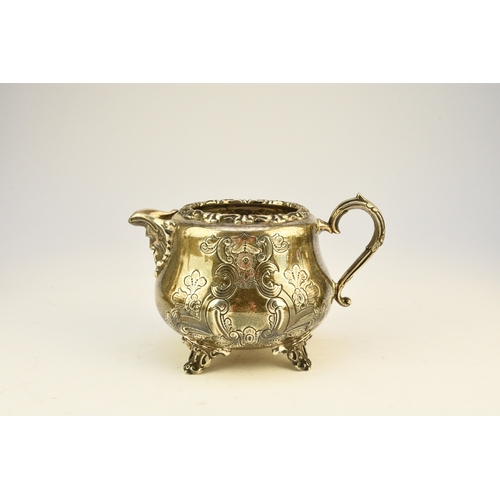 13 - A Victorian style four piece silver tea service, Cooper Brothers & Sons Ltd, Sheffield 1975, each pi... 