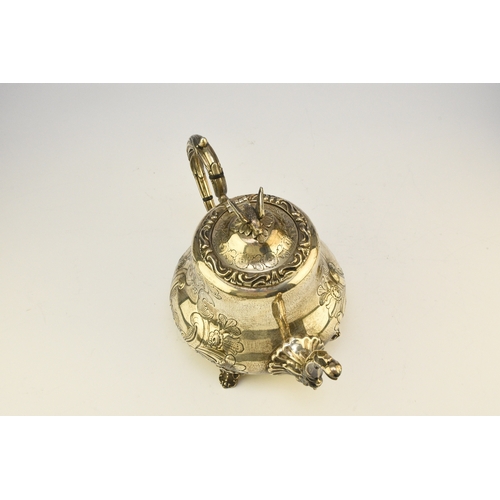 13 - A Victorian style four piece silver tea service, Cooper Brothers & Sons Ltd, Sheffield 1975, each pi... 