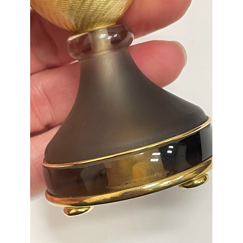 23 - Victor Mayer for Faberge; An 18ct gold, enamel, diamond, citrine and smoky quartz surprise 'Honey Eg... 