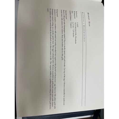 23 - Victor Mayer for Faberge; An 18ct gold, enamel, diamond, citrine and smoky quartz surprise 'Honey Eg... 