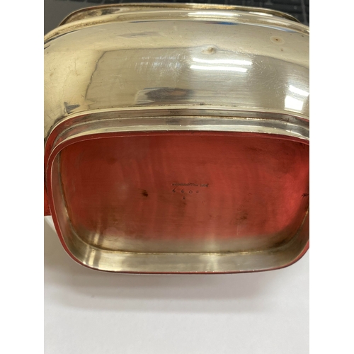 3 - A silver spirit kettle on stand, James Dixon & Sons Ltd, Sheffield 1932, the kettle of oval form wit... 