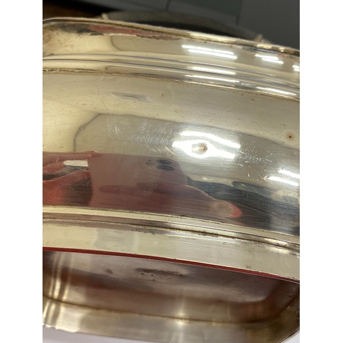 3 - A silver spirit kettle on stand, James Dixon & Sons Ltd, Sheffield 1932, the kettle of oval form wit... 