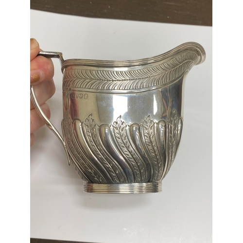 4 - A Victorian four piece silver tea and coffee service, William Hutton & Sons, London 1886, each piece... 