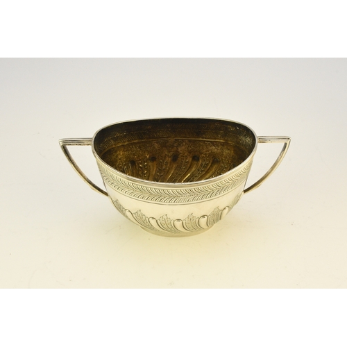 4 - A Victorian four piece silver tea and coffee service, William Hutton & Sons, London 1886, each piece... 