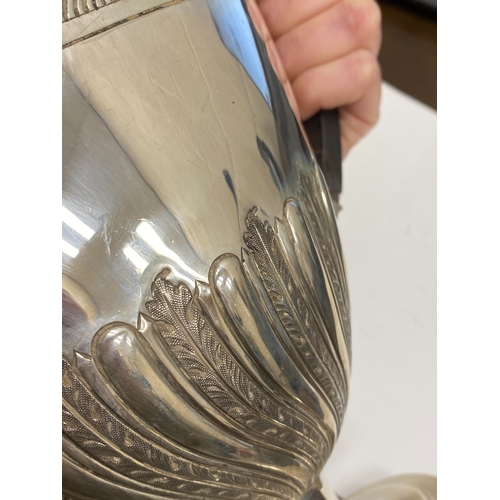 4 - A Victorian four piece silver tea and coffee service, William Hutton & Sons, London 1886, each piece... 