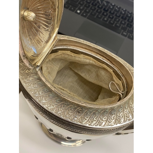 4 - A Victorian four piece silver tea and coffee service, William Hutton & Sons, London 1886, each piece... 