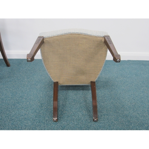 207 - A set of ten mahogany dining chairs in the Hepplewhite style Late 19th/early 20th century, including... 