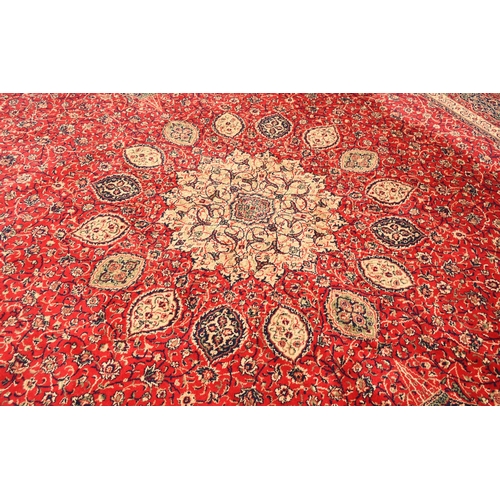216 - A Sarouk pattern carpet, late 20th century 367cm x 275cm Condition:Very good throughout.