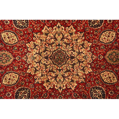 216 - A Sarouk pattern carpet, late 20th century 367cm x 275cm Condition:Very good throughout.