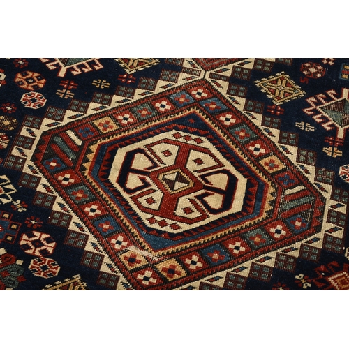 217 - A Qashqai kelim rug, first half 20th century 277cm x 137cm Condition:Wear to all four edges. Wear to... 