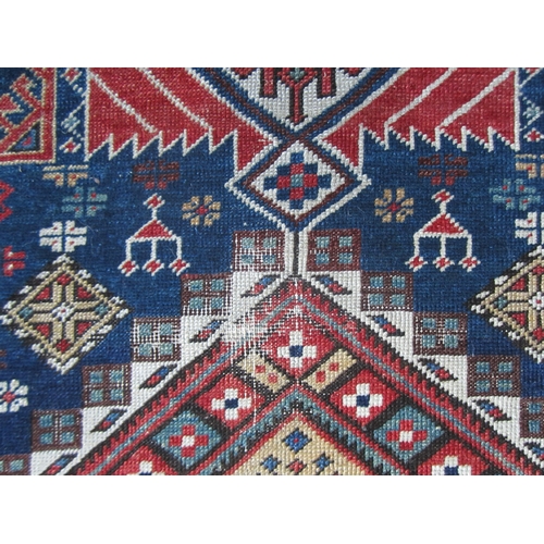 217 - A Qashqai kelim rug, first half 20th century 277cm x 137cm Condition:Wear to all four edges. Wear to... 