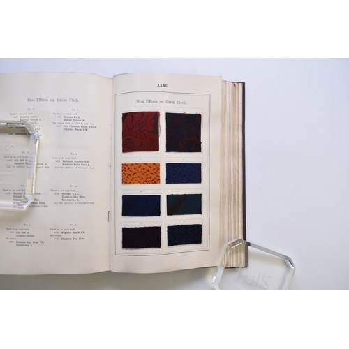 112 - CLOTH SAMPLE BOOKS. The Diamine Colours of the Aniline Colour Works of Leopold Cassella & Co. Frankf... 