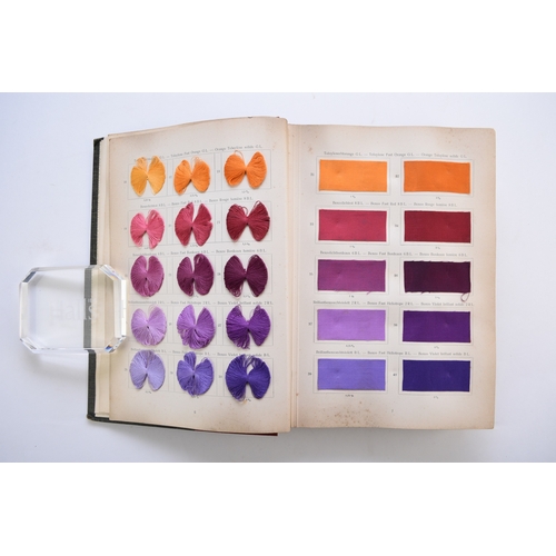 112 - CLOTH SAMPLE BOOKS. The Diamine Colours of the Aniline Colour Works of Leopold Cassella & Co. Frankf... 