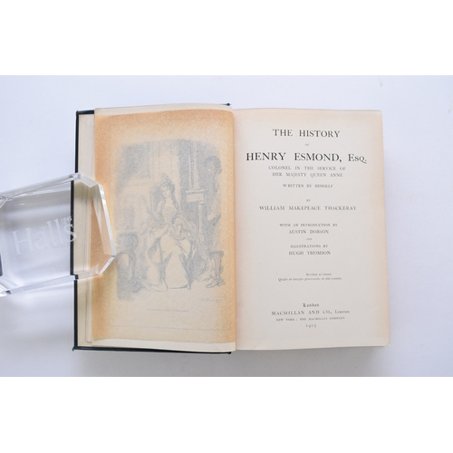 113 - ORIGINAL HUGH THOMSON DRAWING. Thackeray, William Makepeace, History of Henry Esmond. Introduction b... 