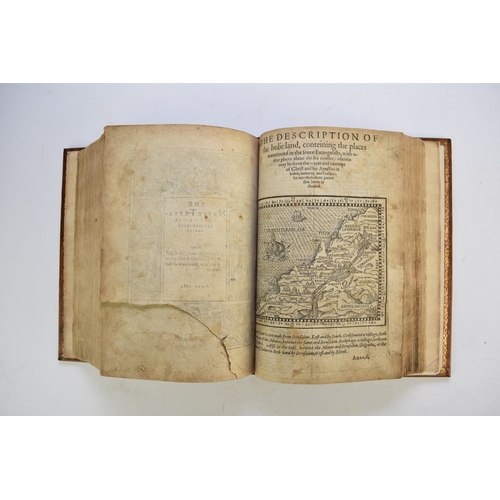 122 - BISHOP'S BIBLE. 4to, Christopher Barker, 1584. Black Letter printed in two columns. With Apocrypha. ... 