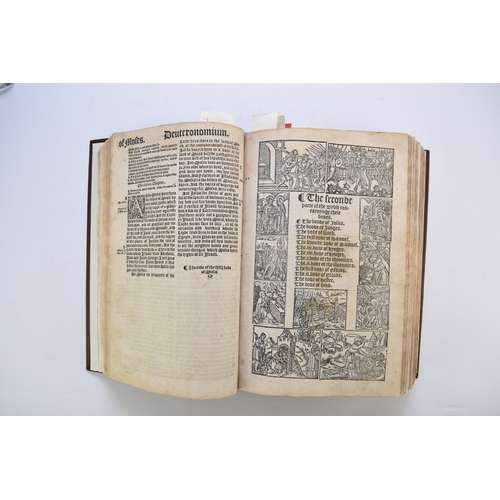 129 - MATTHEW'S BIBLE, 1551. The Byble, that is to say, all the holye scripture: in which are contayned th... 