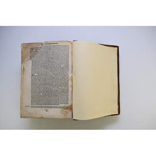 130 - ERASMUS, Desiderius, The Paraphrase of Erasmus upon the Newe Testament. 1551 & 1549. Thick folio, tw... 