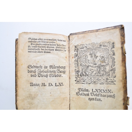 133 - DEITRICH, Veit, Passio Oder Histori vom Leyden Christi Jesu unsers Heylands. Johann vom Berg and Ulr... 