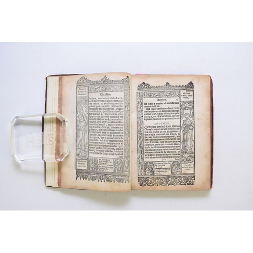 137 - DAY, Richard, A Booke of Christian Prayers, collected out of the ancient Writers. Small 4to, circa 1... 