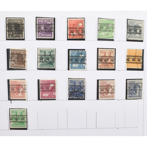 166 - Germany, Allied Occupation, 1945-48 mint and used very comprehensive collection in black binder span... 