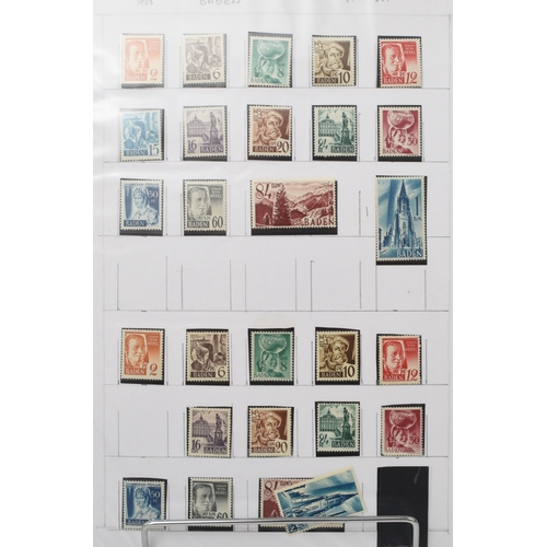 166 - Germany, Allied Occupation, 1945-48 mint and used very comprehensive collection in black binder span... 