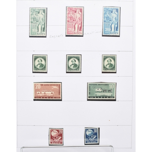 166 - Germany, Allied Occupation, 1945-48 mint and used very comprehensive collection in black binder span... 