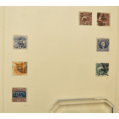 168 - USA, 1857-1970s used collection (a few mint) in red album with strength in early definitives with di... 