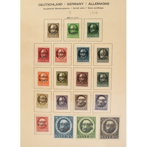 169 - Bavaria, 1849-1920 extensive collection in red folder containing an excellent range of used issues 1... 