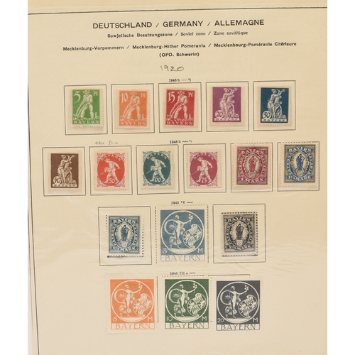 169 - Bavaria, 1849-1920 extensive collection in red folder containing an excellent range of used issues 1... 