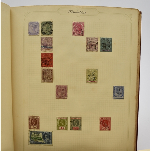 173 - World collection of stamps housed in three Simplex Blank albums with issues to 1940s. Noted: lovely ... 