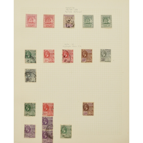 174 - British Guiana collection of mint and used stamps on album pages 1876-1939; some duplication. High c... 