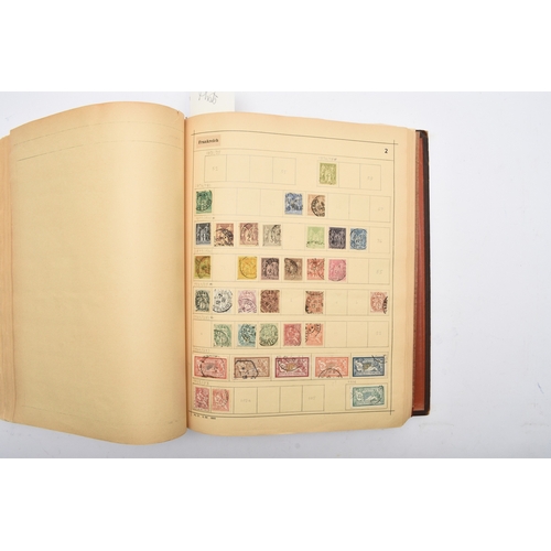 177 - Collection of Europe (incl GB) stamps in large leather trimmed album covering issues to 1970s. Some ... 