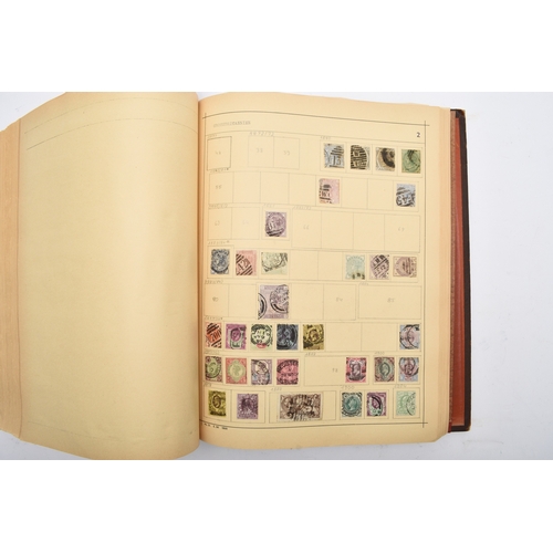 177 - Collection of Europe (incl GB) stamps in large leather trimmed album covering issues to 1970s. Some ... 