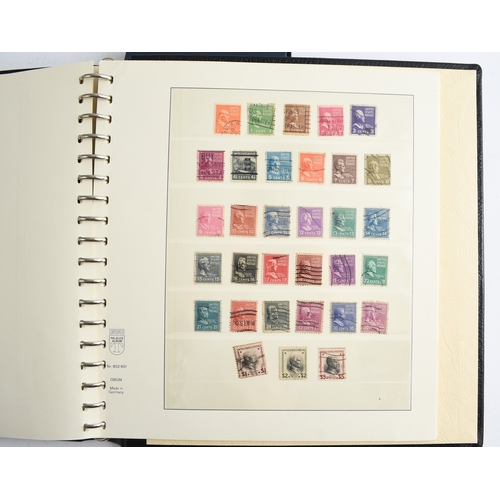 183 - USA Stamp collection 1861-1978 very clearly laid out in two black Lindner albums. Noted:1861 1c mint... 